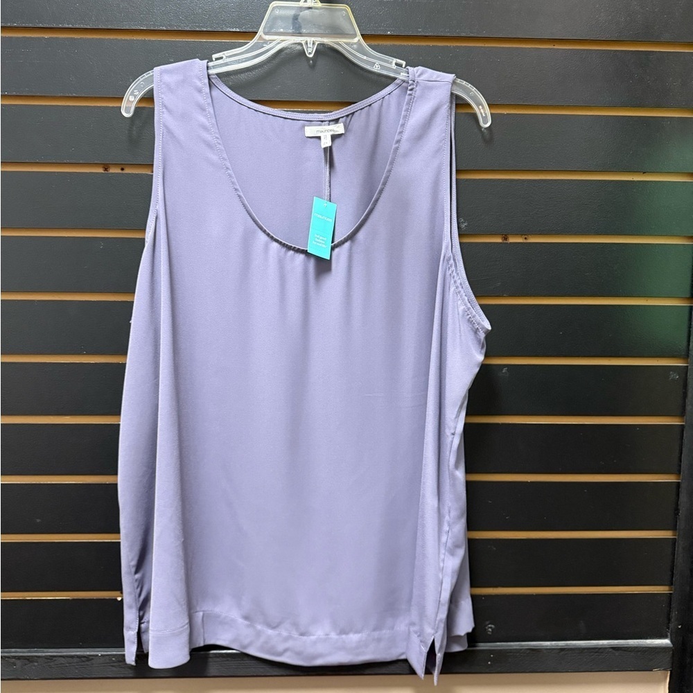 Maurices Lavender Sleeveless Blouse 2X